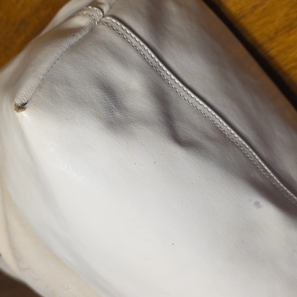 Kate Spade Ash Street Logo Triple Compartment Tote in natural/cream white canvas - Picture 8 of 16